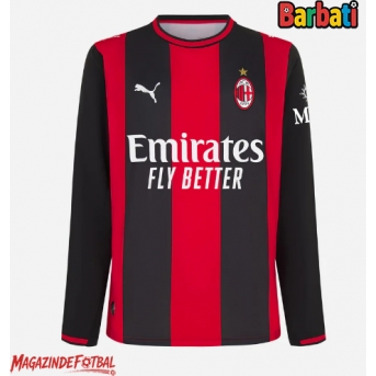 AC Milan Tricou Fotbal Replică 2026-27 Barbati Acasa Mâneci Lungi